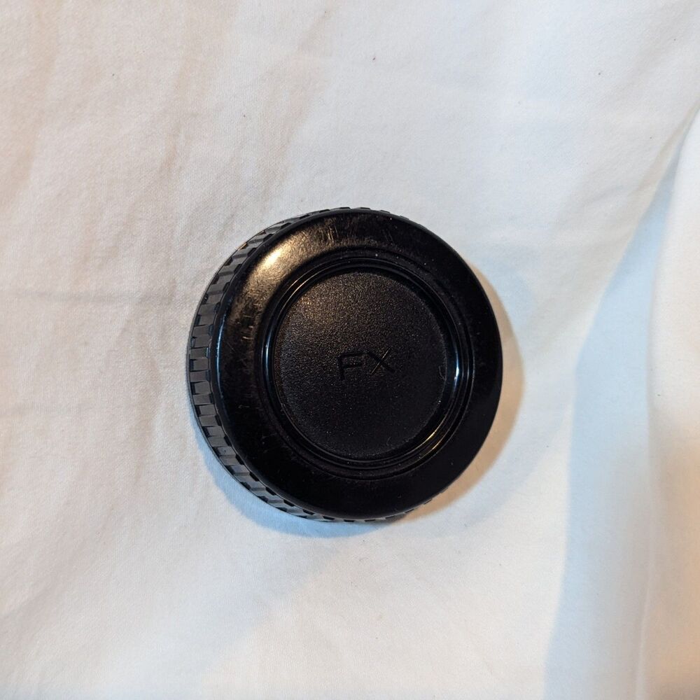 Camera Body Cap FX Mount Rear Lens Cap Replacement Black Plastic